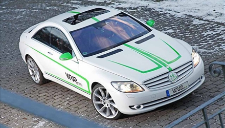 La Mercedes CL 500 firmata Wrap Works