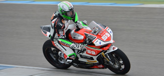 Niccolò Canepa in sella alla 1199 Panigale