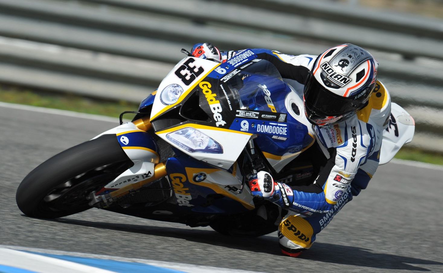 Marco Melandri, alfiere del team BMW Motorrad Goldbet SBK