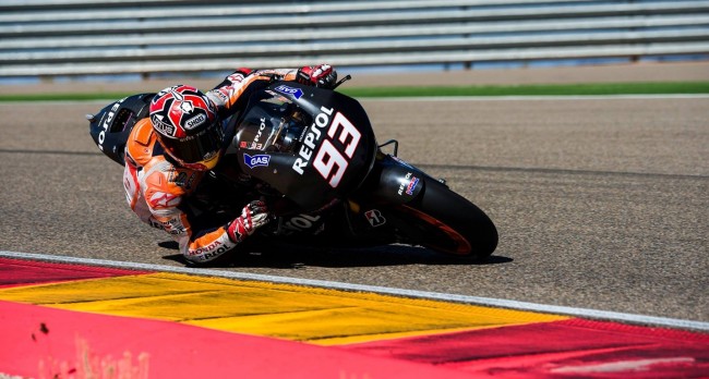 Marquez ha fatto segnare il miglior test su moto 2014