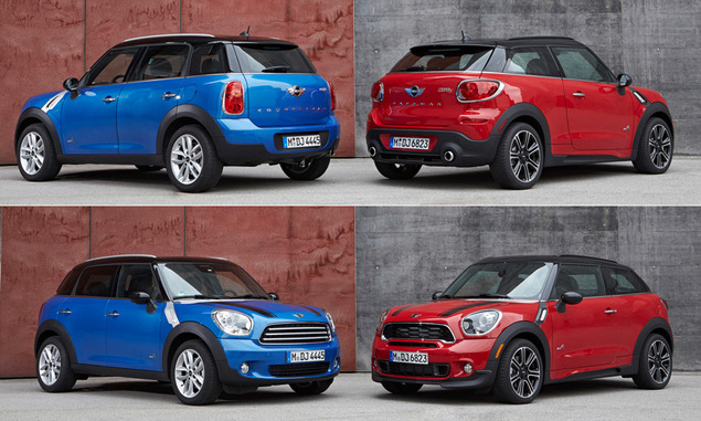La Mini Countryman e la Paceman