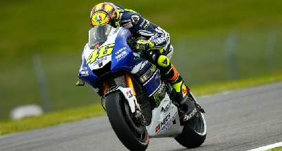 Valentino Rossi a bordo della M1 2013