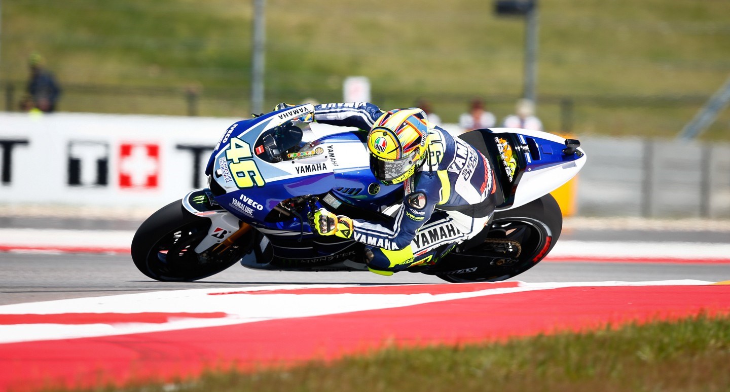 Rossi ha fatto segnare il miglior tempo nella seconda sessione di prove libere