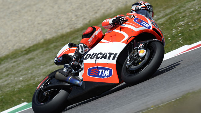 Dovizioso in sella alla Desmosedici GP13