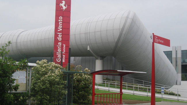 La galleria del vento di Maranello