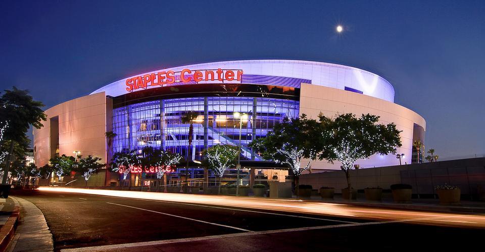 Lo Staples Center, luogo in cui si svolge il Salone q