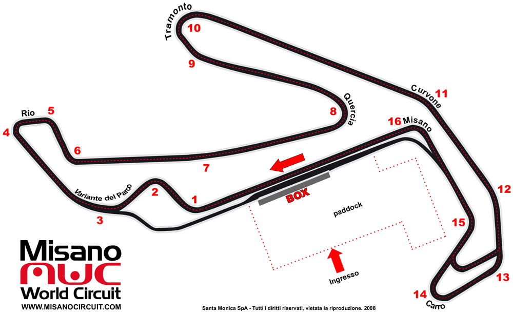 Il circuito di Misano dedicato a Marco Simoncelli