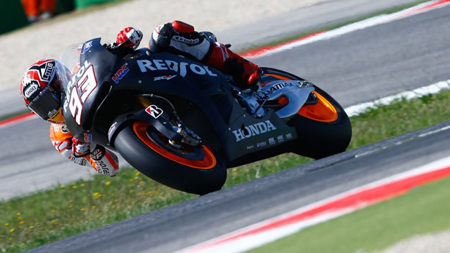 Marc Marquez è stato il più veloce di giornata in sella alla RC211V del 2014