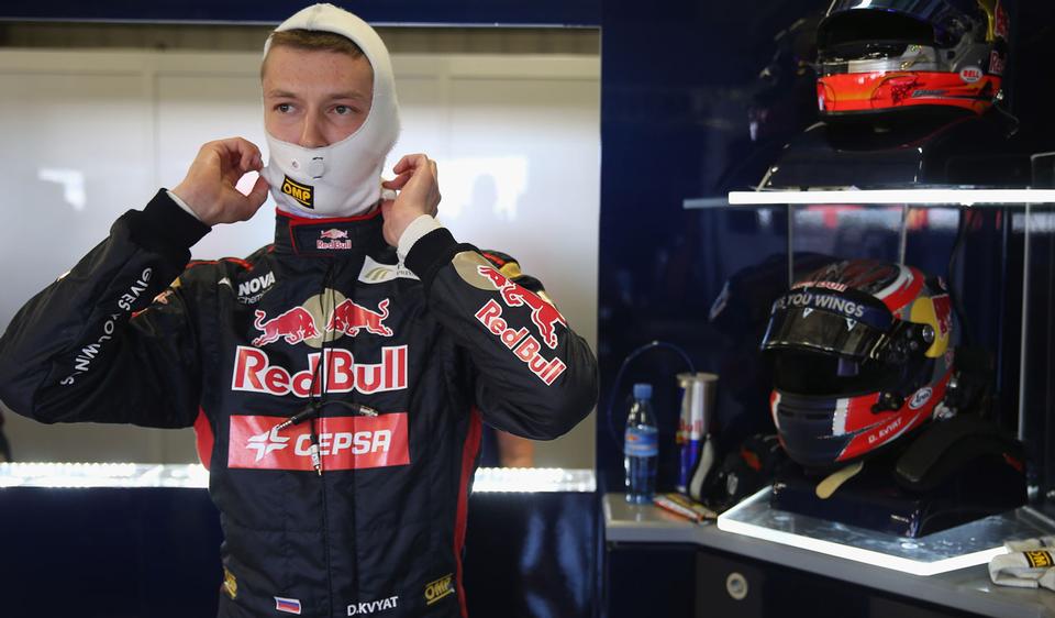 Il giovane pilota russo Daniil Kvyat