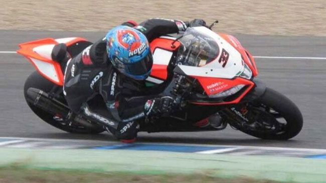 Melandri in sella alla RSV4