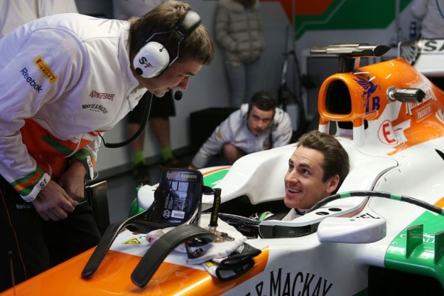 Il pilota tedesco Adrian Sutil