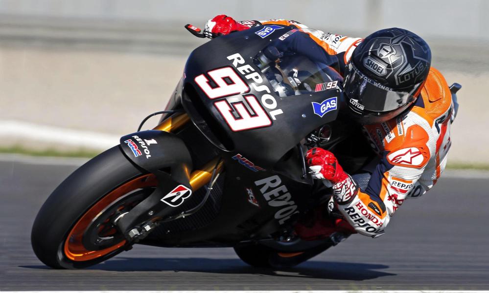 Marquez è stato il più veloce in sella alla RC213V 2014
