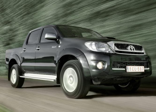 Una Toyota Hilux del modello richiamato