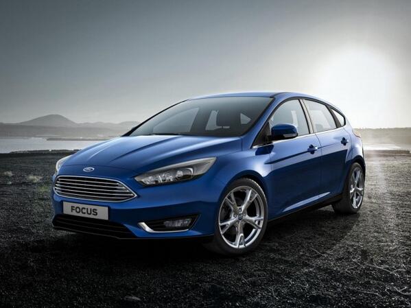 Il frontale della nuova Ford Focus