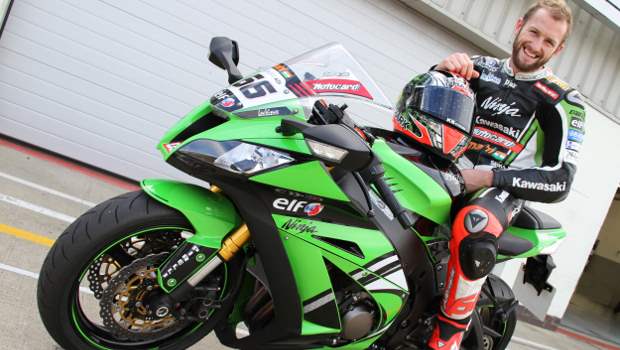 Sykes in sella alla Kawasaki Ninja World Champion