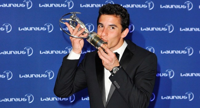 Marc Marquez riceve il Laureus