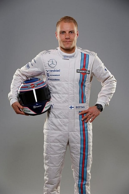 Il pilota finlandese della Williams, Valtteri Bottas