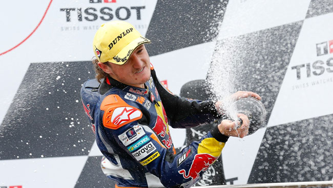 Miller festeggia la vittoria