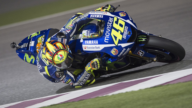 Valentino Rossi in azione