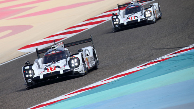 Le due Porsche #17 e #18