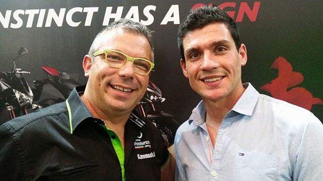 Sylvain Barrier con Lucio Pedercini