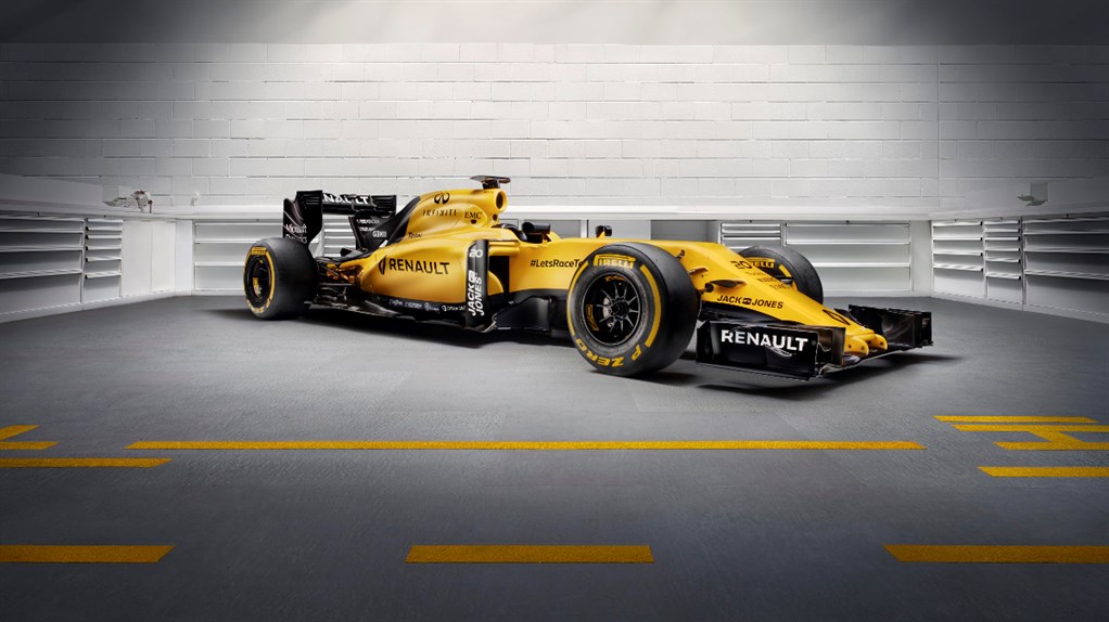 La livrea ufficiale della Renault RS16