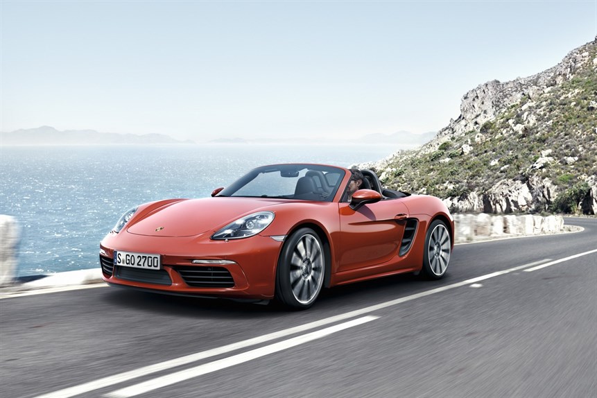 La Porsche Boxster 718
