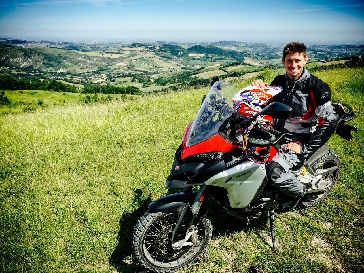 Ducati Stoner prova Multistrada !200 Enduro