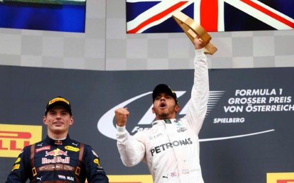 Hamilton Vince il GP Austria 2016