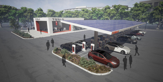 tesla supercharger
