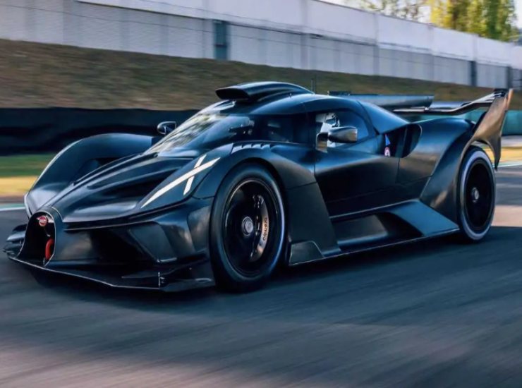 La potente e ultra leggera Bugatti Bolide