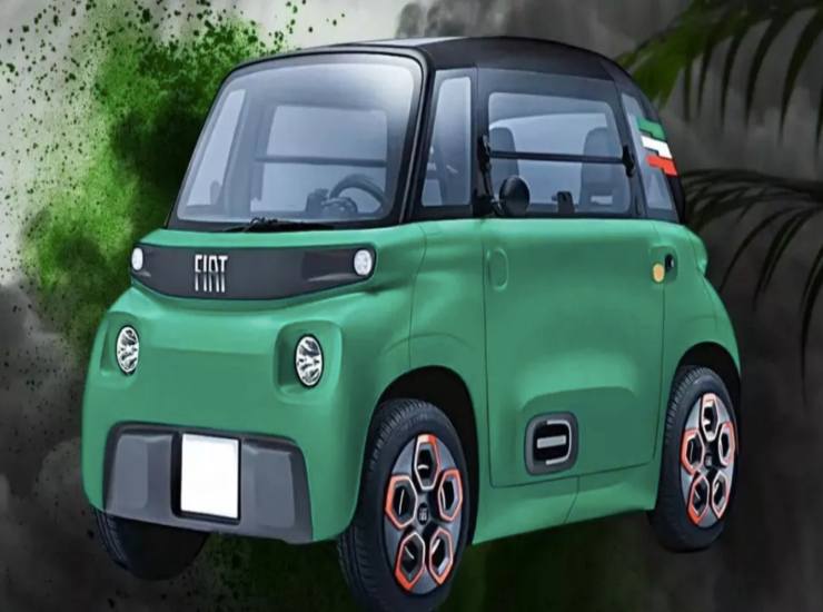 Un'ipotetica futura Fiat Topolino