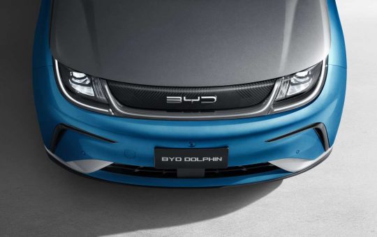BYD Dolphin Blue Exterior