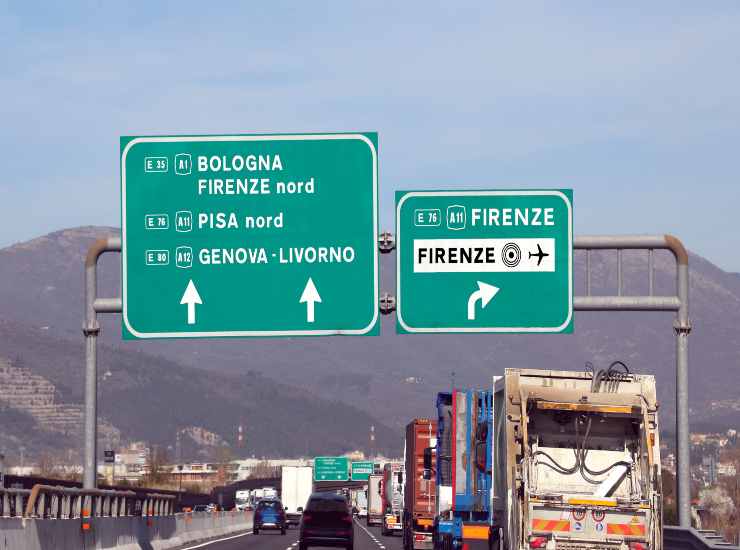 Autostrade italiane, test in Toscana