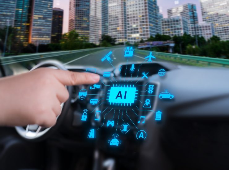 Intelligenza artificiale a bordo di un'auto