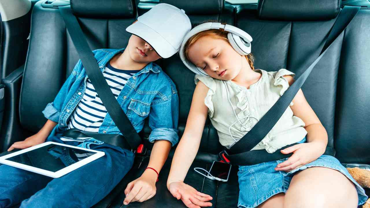 Riposino in auto