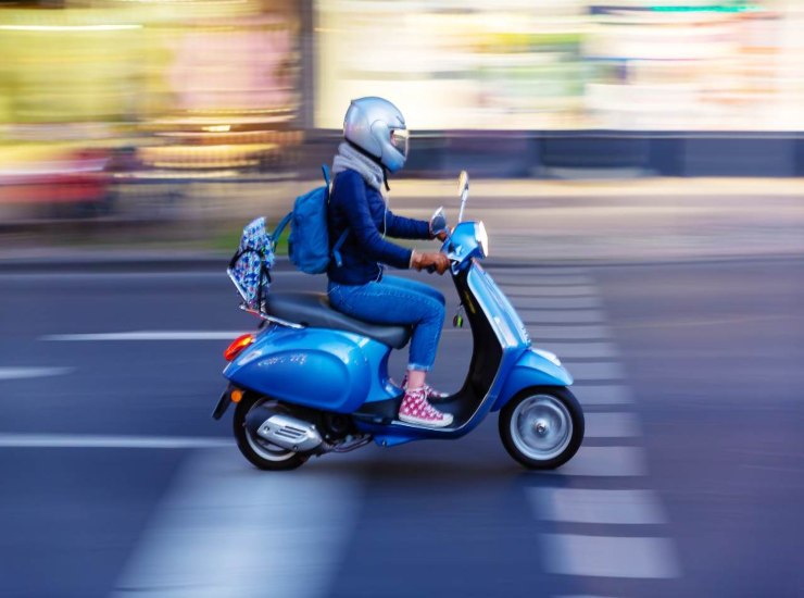 Scooter 125 su strada