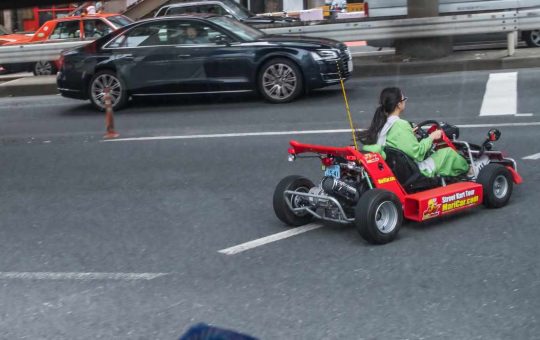 Gokart sulle strade giapponesi