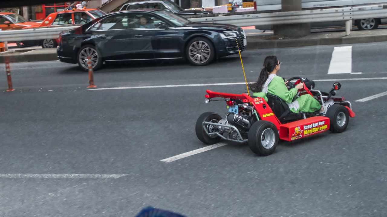 Gokart sulle strade giapponesi 