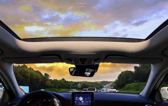 panoramic car roof