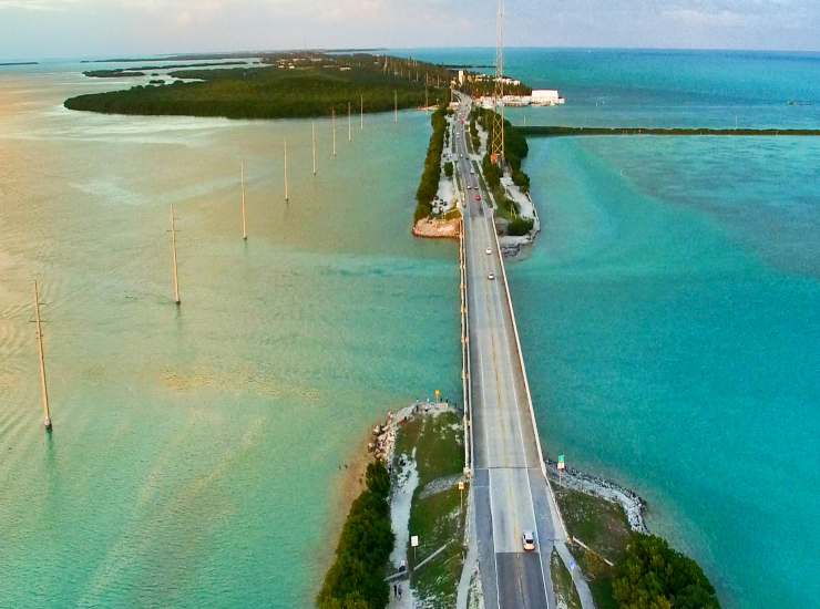 La Overseas Highway in Florida