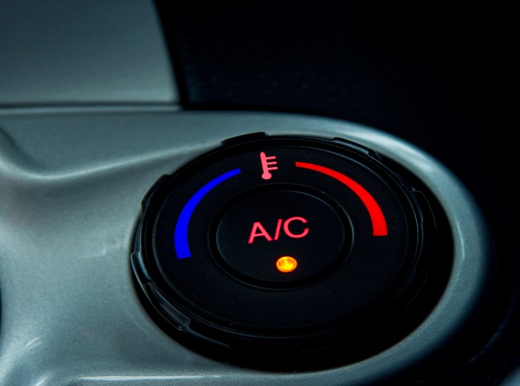 Dettaglio climatizzatore auto