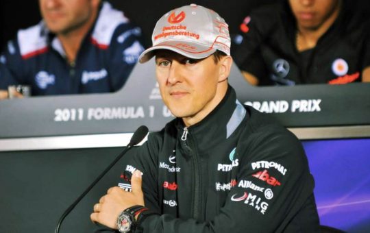 Il campione Michael Schumacher