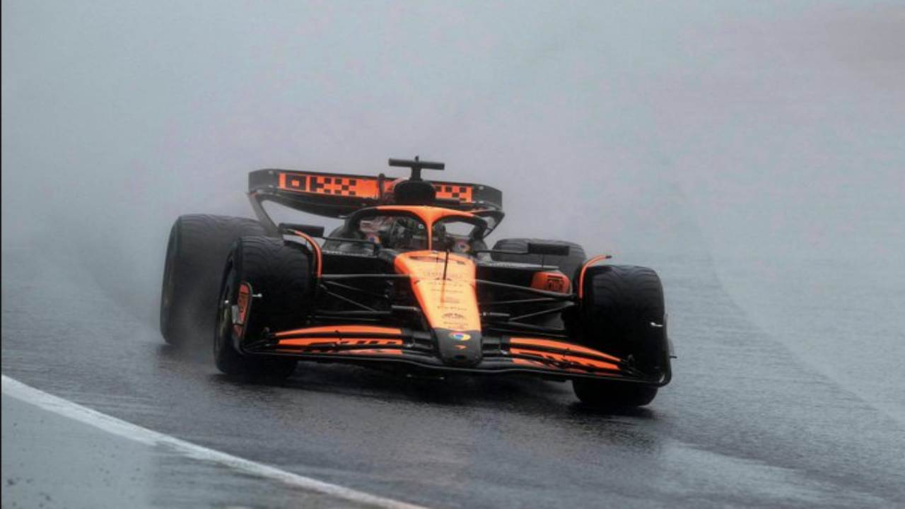 Norris in pista