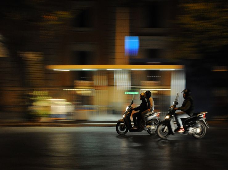 Scooter in città