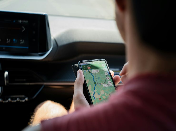 Google Maps in auto 