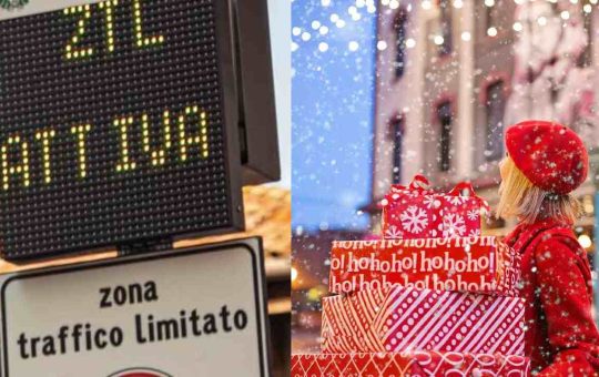 Regali di Natale e ZTL