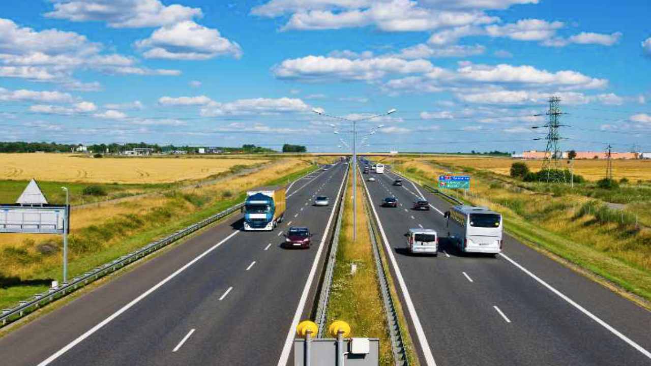 Viaggiare in autostrada 